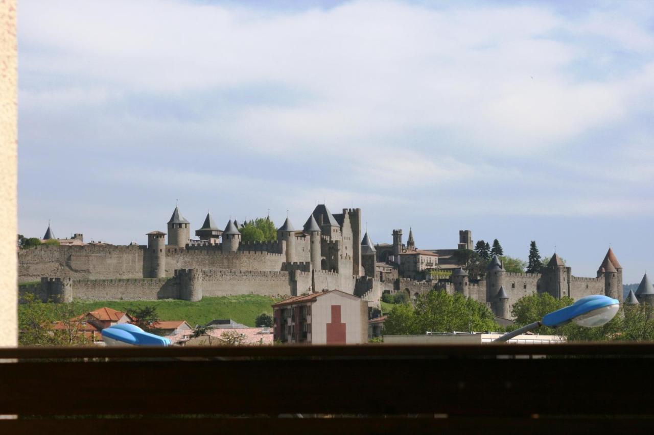 Le Balcon Sur La Cite Lägenhet Carcassonne Exteriör bild